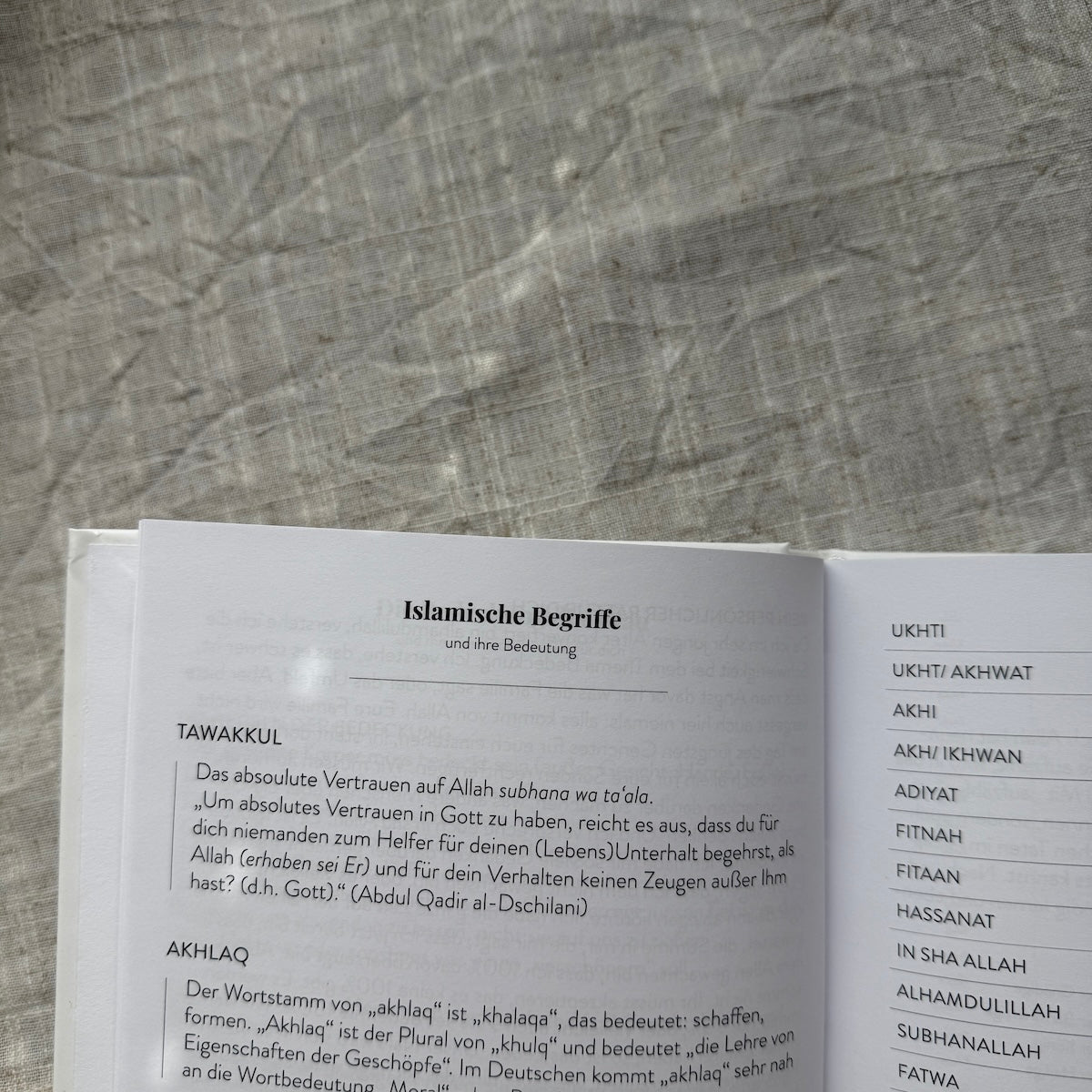 Islamisches Tagebuch - Anfänger