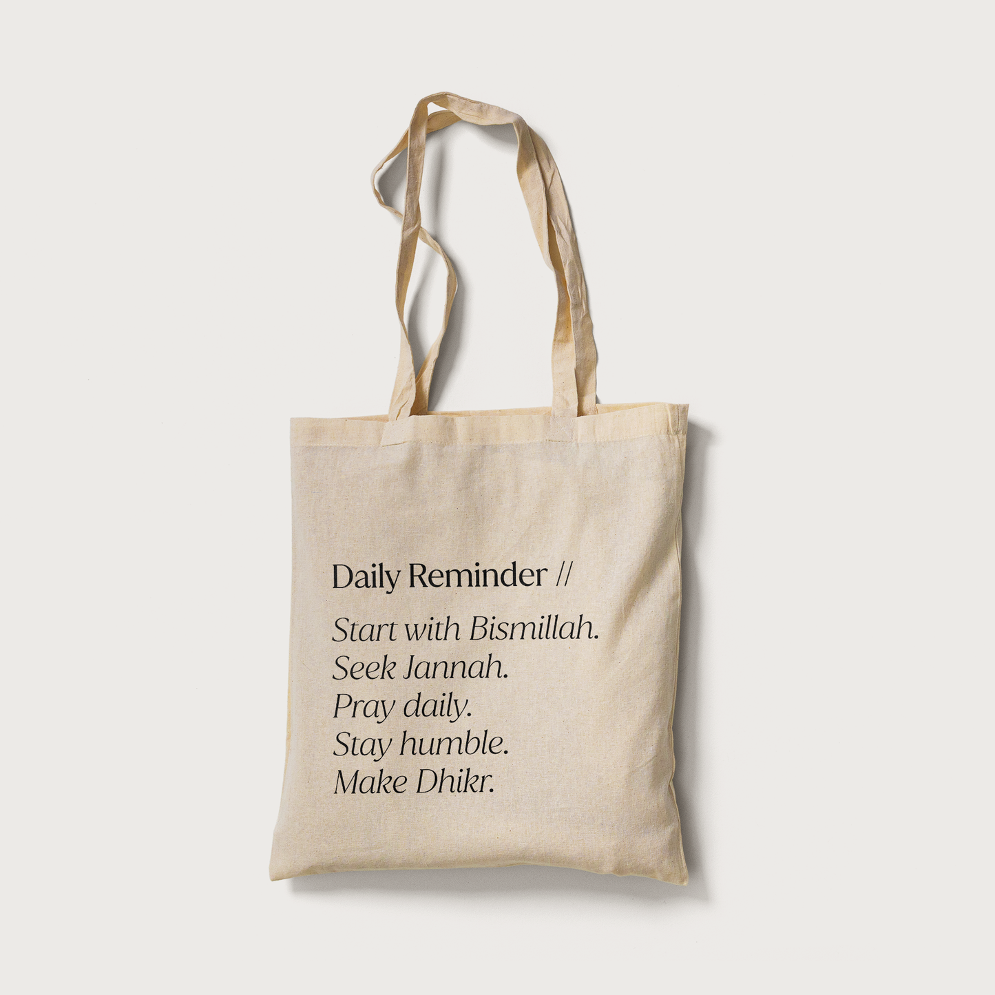 Daily Reminder Tote Bag