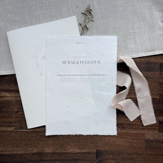 Nikah Zertifikat Set