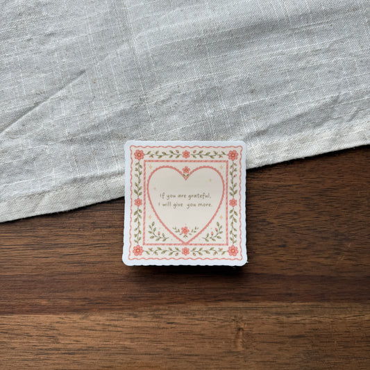„Grateful“ Sticker