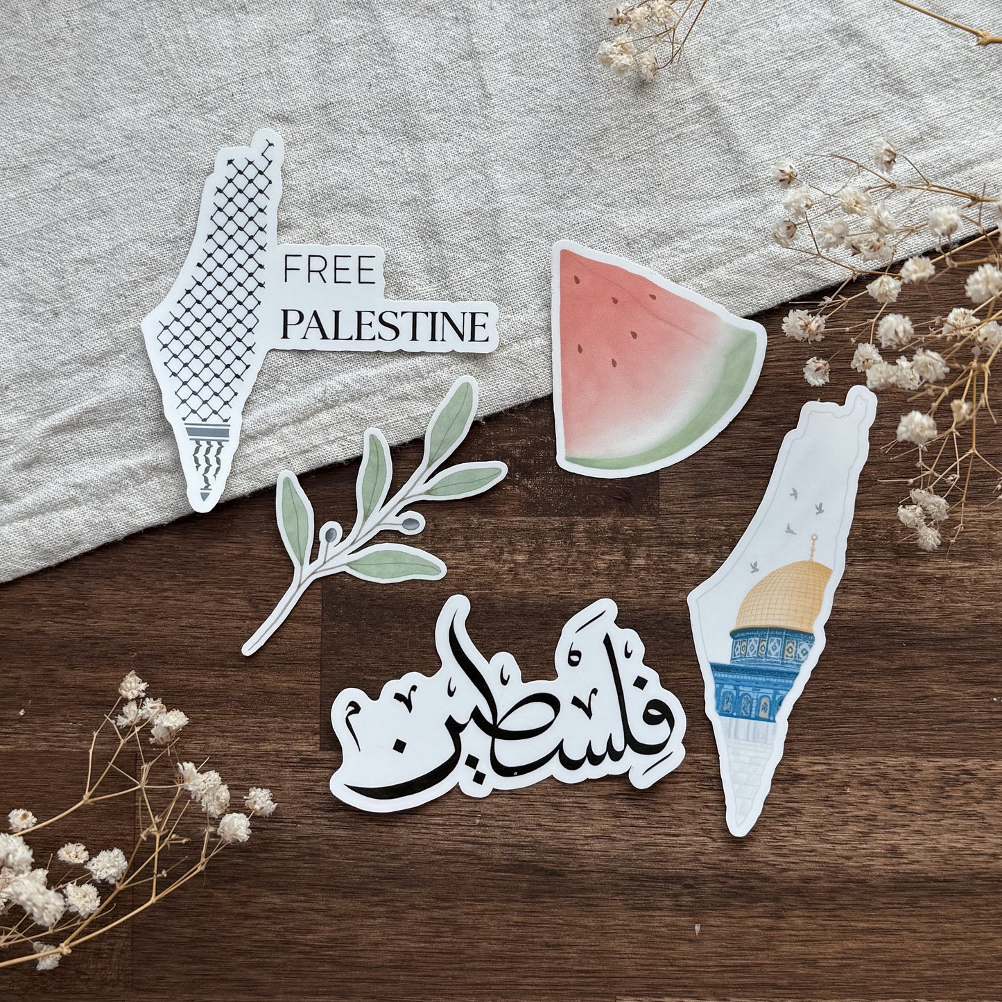 Palestine Sticker Set