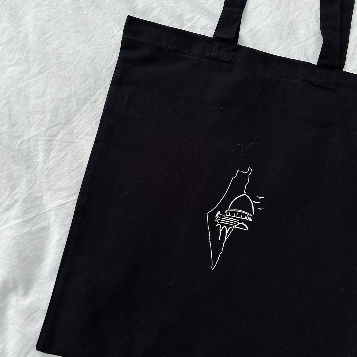 Palestine Tote Bag II - Schwarz