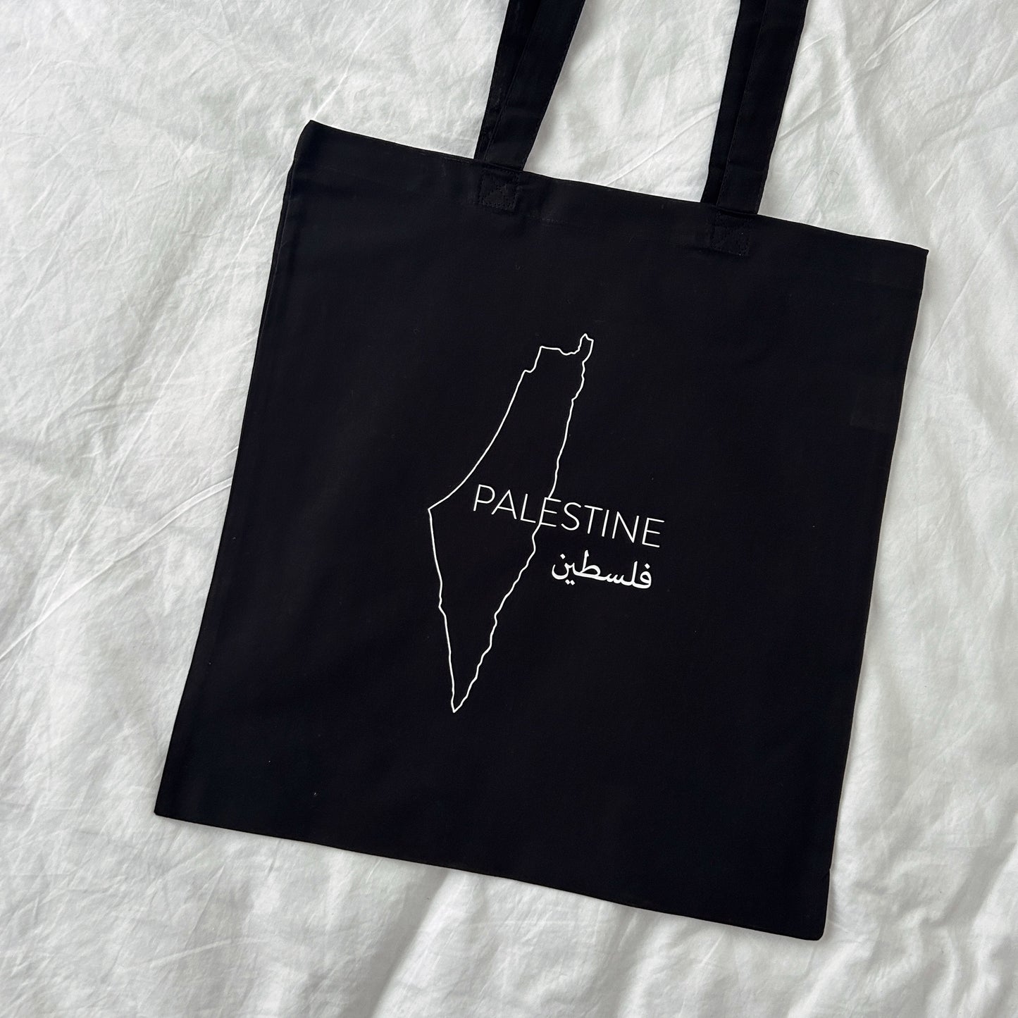 Palestine Tote Bag III - Schwarz